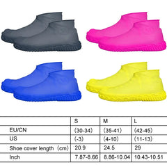 1 Pair Reusable Silicone Shoe Cover