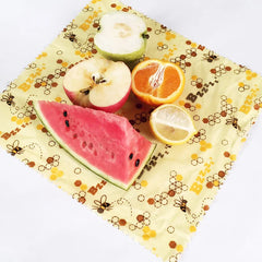 Eco Friendly Reusable Food Wraps Food Fresh Keeping Storage Organic Beeswax Cloth Wrap Cling Wrap Custom Made Pattern Wholesale